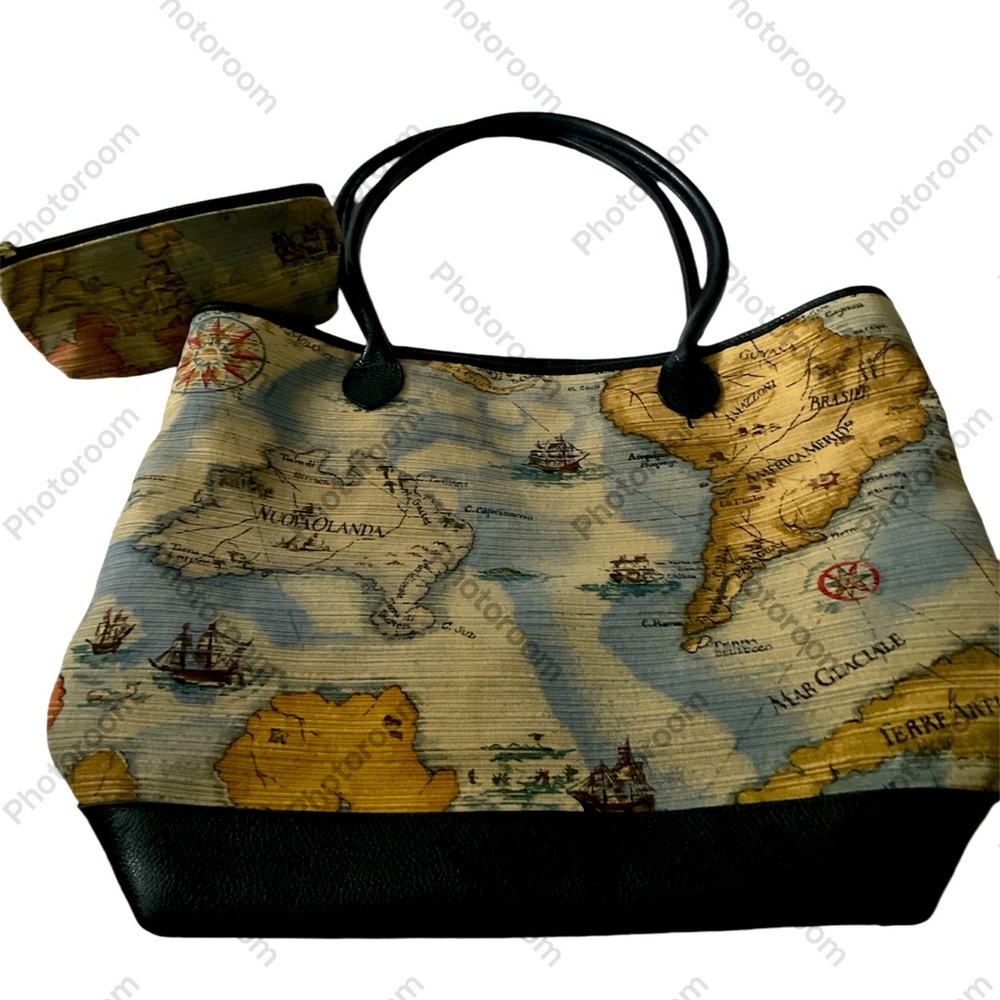 Tangee Atlas Shoulder Bag with Free Makeup Tote. Never used. Price reduced!